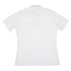 DINO CARINO Mens Shirt White Check M
