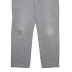CARHARTT Mens Cotton Blend Grey Relaxed Straight Trousers W38 L32 Workwear