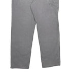 CARHARTT Mens Cotton Blend Grey Relaxed Straight Trousers W38 L32 Workwear