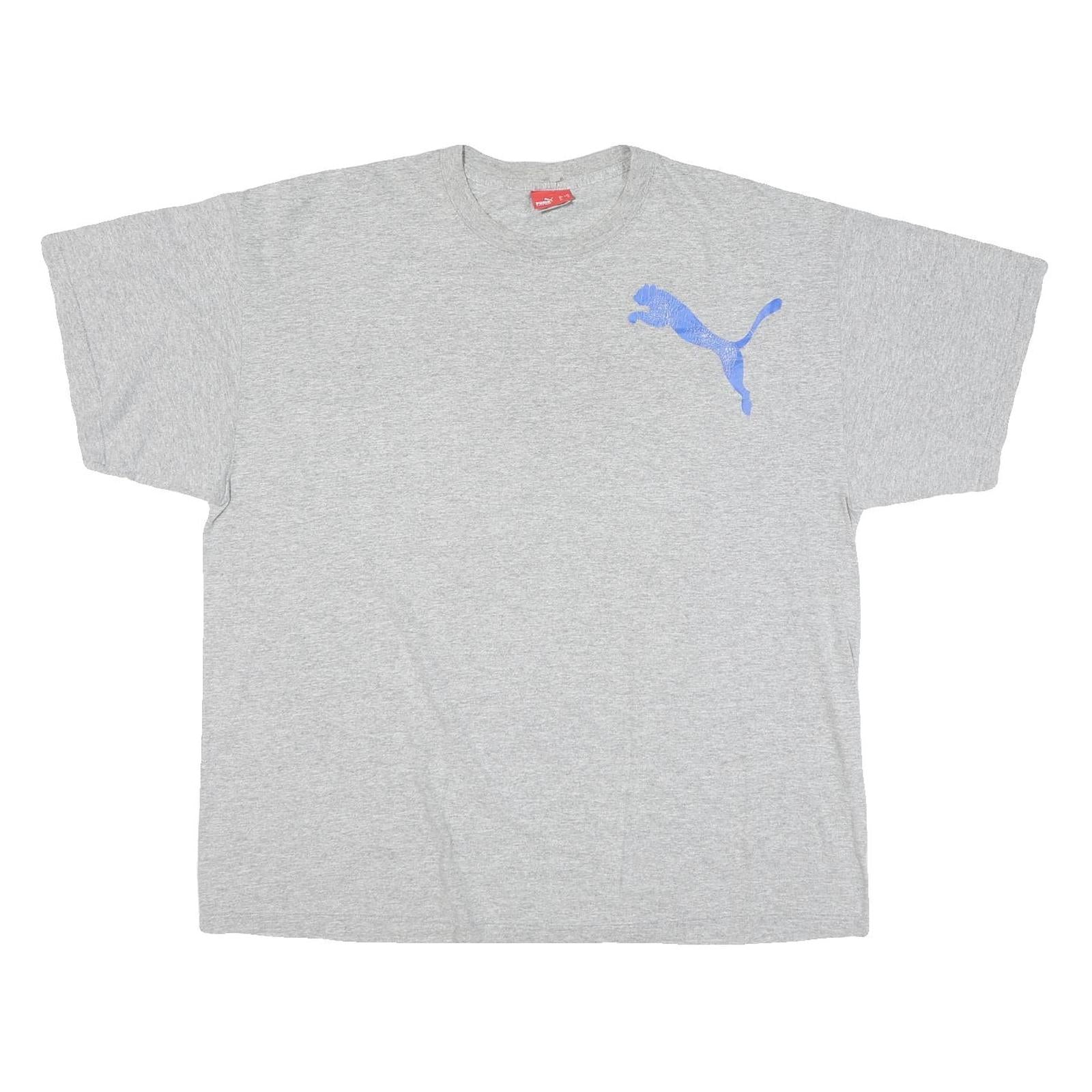 PUMA Mens Grey Impact Montreal Graphic T-Shirt XL Short Sleeve Crew Neck Cotton