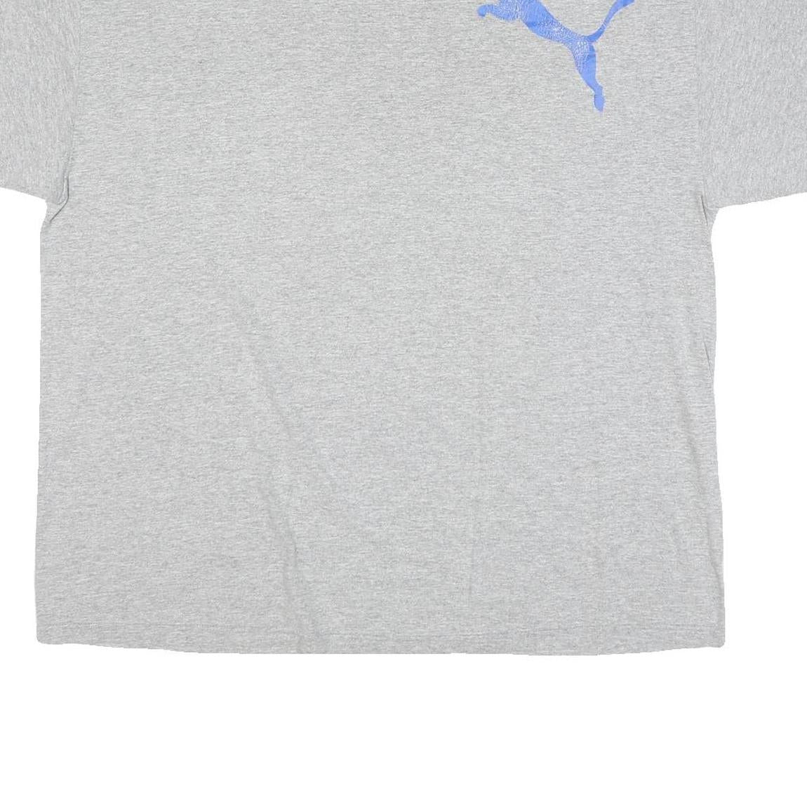 PUMA Mens Grey Impact Montreal Graphic T-Shirt XL Short Sleeve Crew Neck Cotton