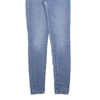 LEVI'S 721 Womens Slim Skinny Denim Light Blue Jeans W27 L32 Stretch Cotton