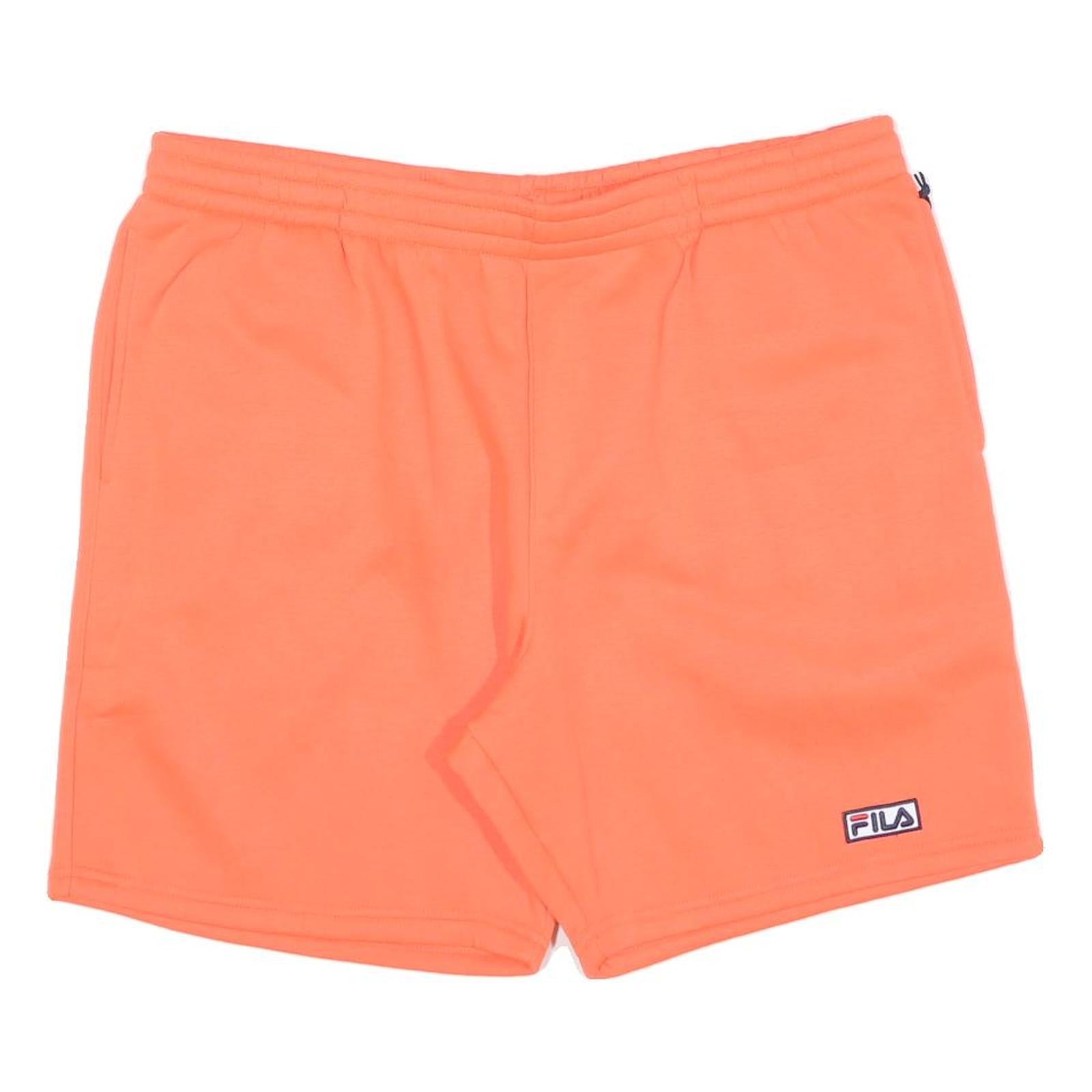 FILA Mens Shorts Orange Casual XL W38 Cotton Blend Comfort