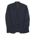 CANALI Mens Blue Wool Blend Blazer Jacket L Classic Tailored Button Closure