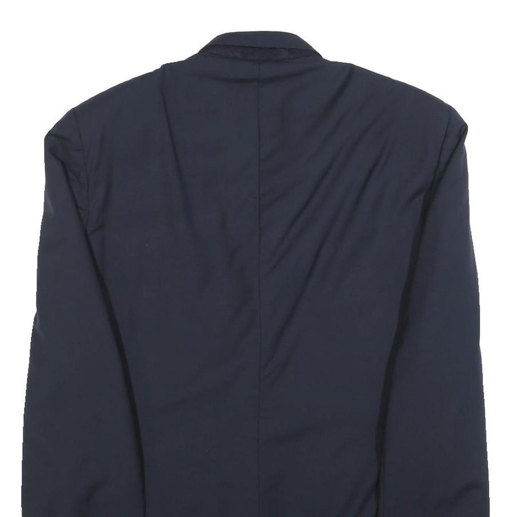 CANALI Mens Blue Wool Blend Blazer Jacket L Classic Tailored Button Closure