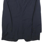 CANALI Mens Blue Wool Blend Blazer Jacket L Classic Tailored Button Closure