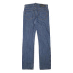 CALVIN KLEIN JEANS Mens Slim Blue Denim Jeans Cotton Blend W29 L31 Classic Zip