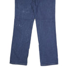 WRANGLER Mens Blue Slim Fit Straight Denim Jeans W36 L32 Classic Cotton Zip