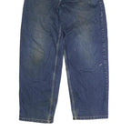 DICKIES Mens Regular Blue Denim Jeans W32 L31 Button Closure Casual Workwear