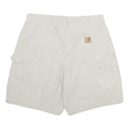 CARHARTT Mens Cotton Blend Beige Casual Shorts 2XL W32 Workwear Durable