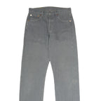 LEVI'S 501 Mens Jeans Blue Classic Straight Denim Medium W29 L32 Button Closure