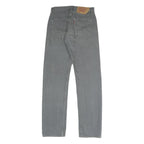 LEVI'S 501 Mens Jeans Blue Classic Straight Denim Medium W29 L32 Button Closure