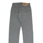 LEVI'S 501 Mens Jeans Blue Classic Straight Denim Medium W29 L32 Button Closure