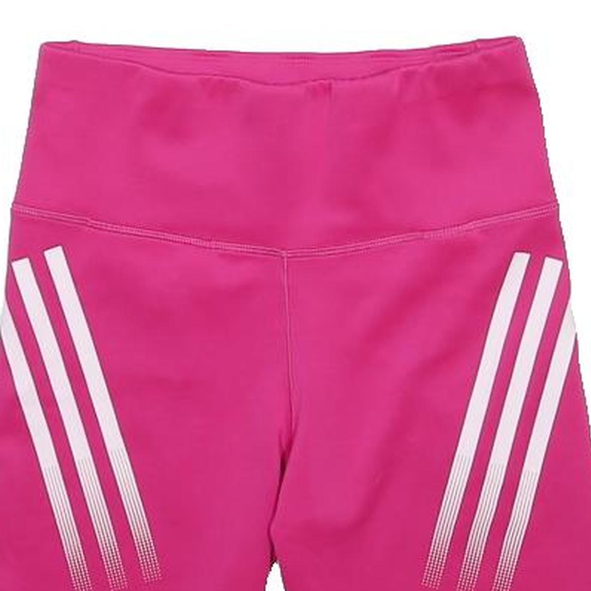 ADIDAS Girls Pink Sports Shorts 11-12Y W22 Athletic Activewear
