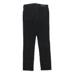 CALVIN KLEIN JEANS Womens Black Cotton Blend Regular Straight Trousers W28 L28