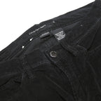 CALVIN KLEIN JEANS Womens Black Cotton Blend Regular Straight Trousers W28 L28