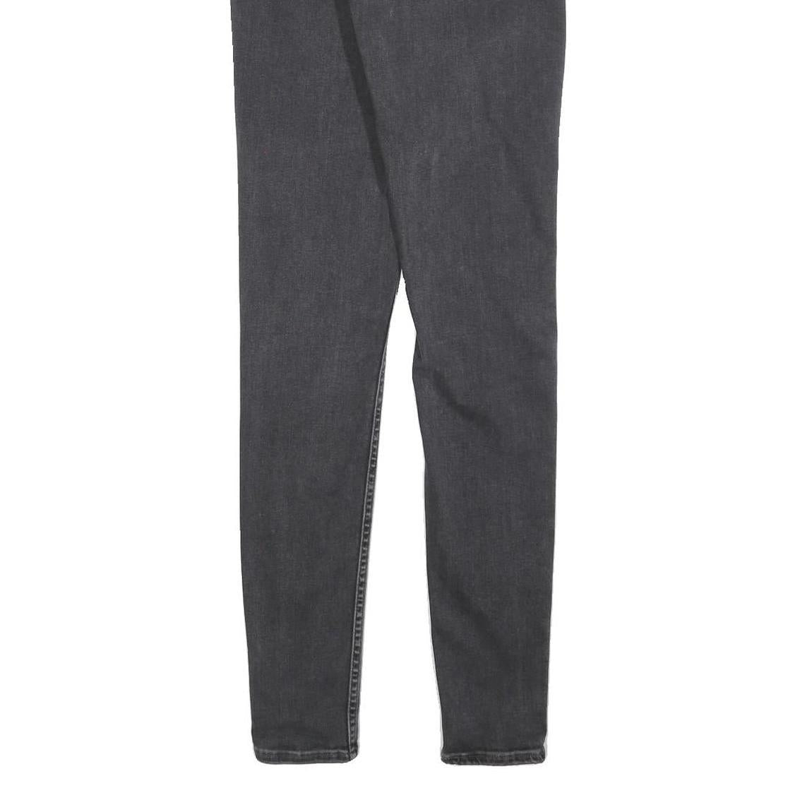 LEVI'S 710 Womens Jeans Black Slim Skinny Denim Medium W28 L32 Stretch