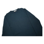 CARHARTT WIP Mens Blue Plain Crew Neck Basic Knit Jumper M Wool Blend Casual