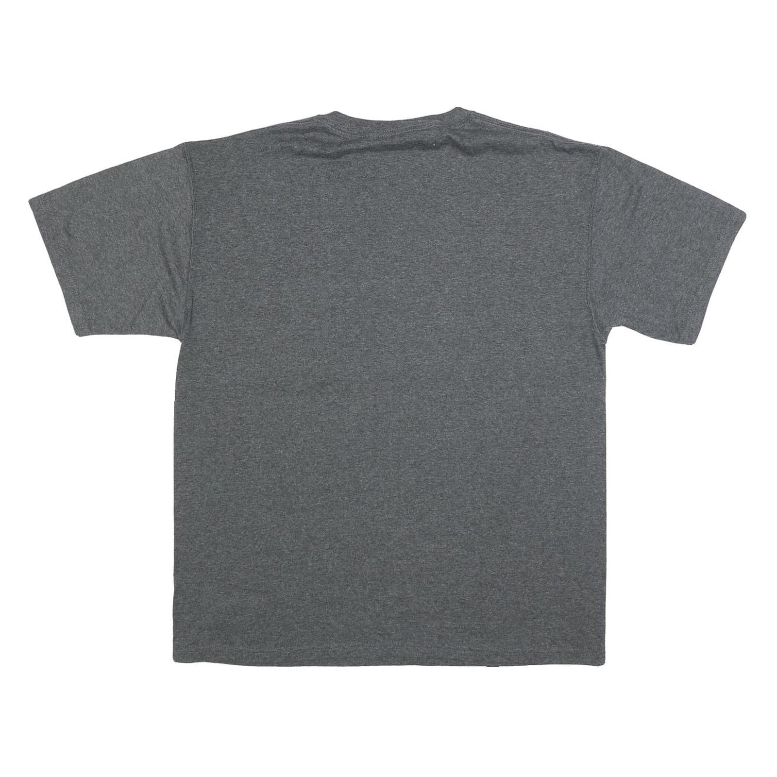 RUSSELL ATHLETIC Mens Grey Pocket T-Shirt M Short Sleeve Crew Neck Cotton Blend
