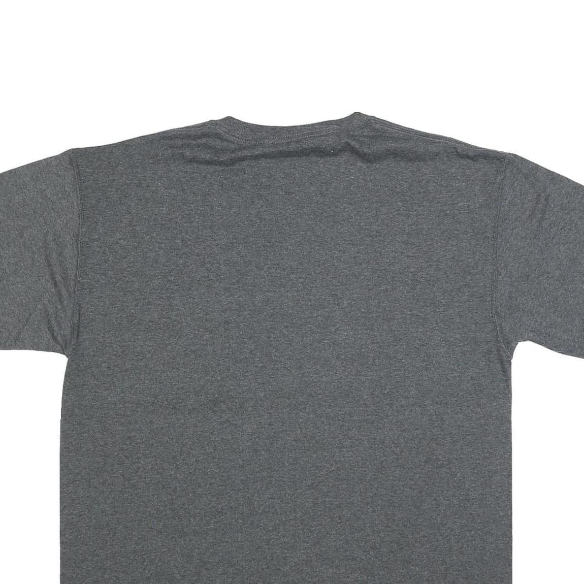 RUSSELL ATHLETIC Mens Grey Pocket T-Shirt M Short Sleeve Crew Neck Cotton Blend