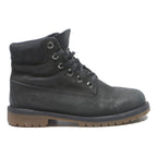 TIMBERLAND Womens Black Leather Lace-Up Ankle Boots UK 5 Casual Comfortable