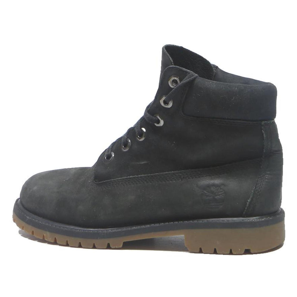TIMBERLAND Womens Black Leather Lace-Up Ankle Boots UK 5 Casual Comfortable