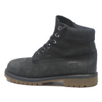 TIMBERLAND Womens Black Leather Lace-Up Ankle Boots UK 5 Casual Comfortable