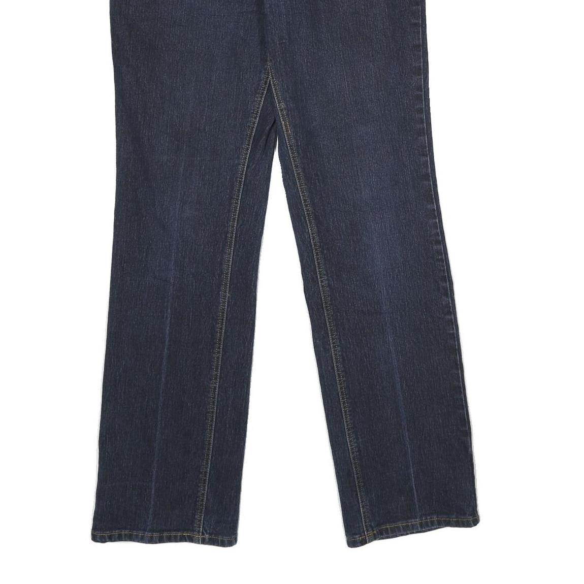 FUBU Womens Jeans Blue Relaxed Straight Denim Medium W32 L33 Classic Fit Zip