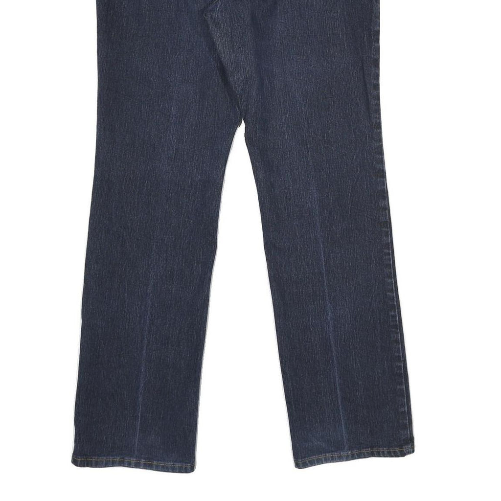 FUBU Womens Jeans Blue Relaxed Straight Denim Medium W32 L33 Classic Fit Zip