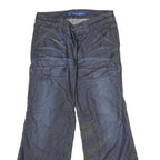 FATDOGJEANS Mens Regular Fit Wide-Leg Denim Blue Jeans W30 L29 Casual Zip Fly