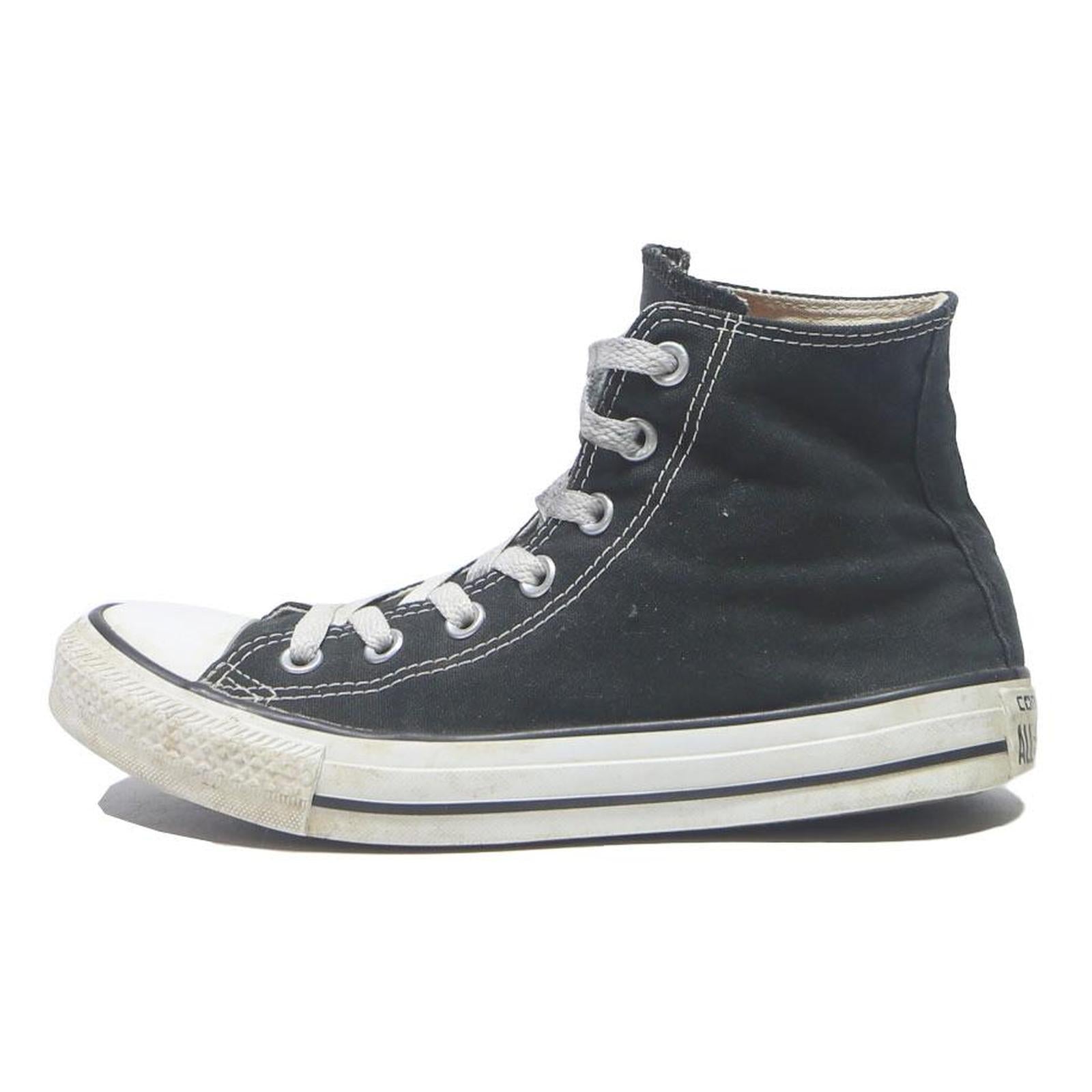CONVERSE Chuck Taylor All Star Womens Lace-Up Trainers Black Canvas UK 5.5