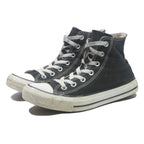 CONVERSE Chuck Taylor All Star Womens Lace-Up Trainers Black Canvas UK 5.5