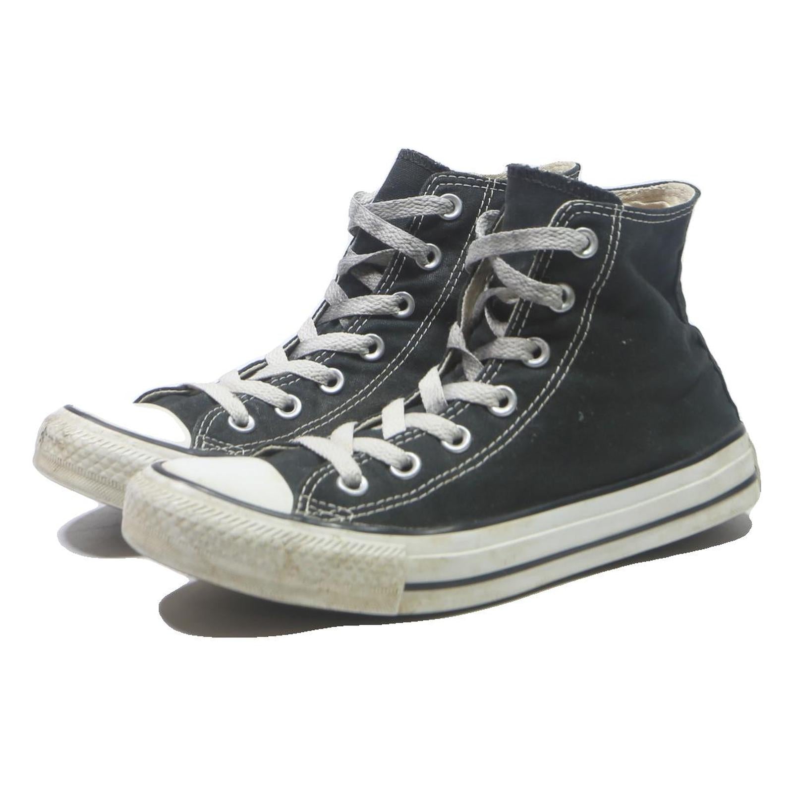 CONVERSE Chuck Taylor All Star Womens Lace-Up Trainers Black Canvas UK 5.5