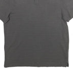 CALVIN KLEIN Mens Grey Short Sleeve Logo Polo Shirt L Cotton Casual Basic