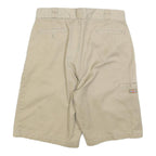 DICKIES Mens Shorts Beige Casual M W32 Cotton Blend Workwear Relaxed Fit