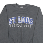 CHAMPION Womens Grey St Louis Gateway Arch National Park Crew Neck S Sweatshirt