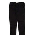 LEVI'S 711 Womens Jeans Black Slim Skinny W28 L34