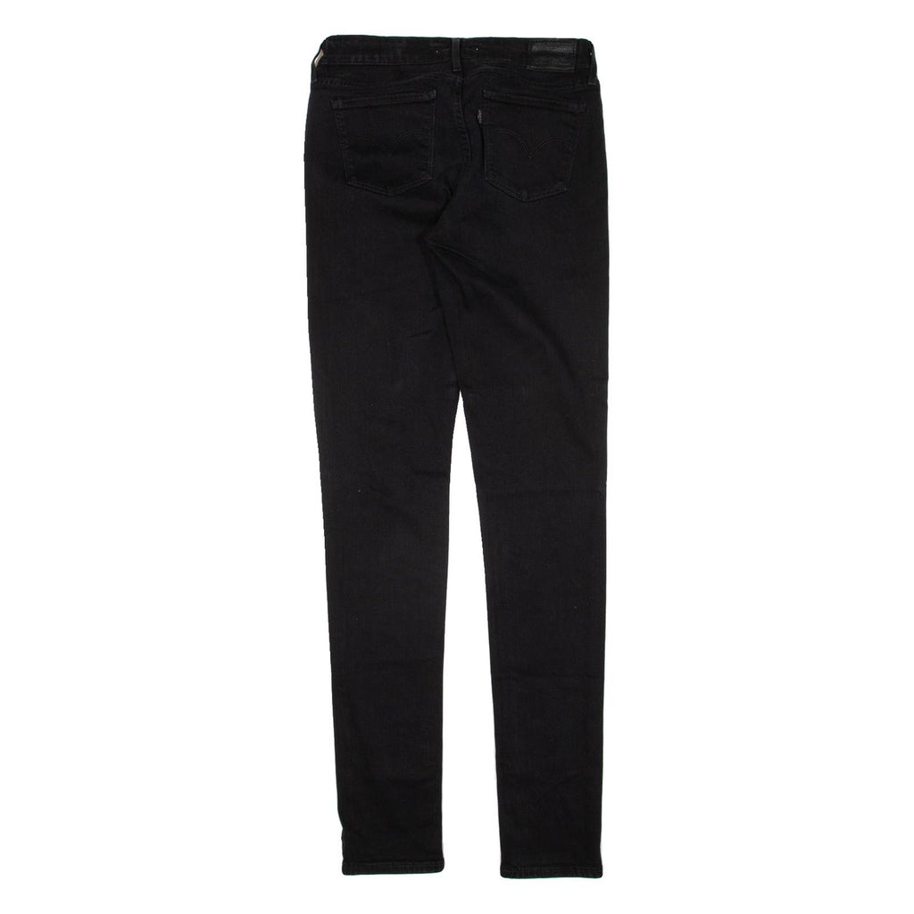 LEVI'S 711 Womens Jeans Black Slim Skinny W28 L34