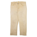 CARHARTT Mens Trousers Cream Relaxed Straight W36 L30
