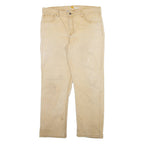 CARHARTT Mens Trousers Cream Relaxed Straight W36 L30
