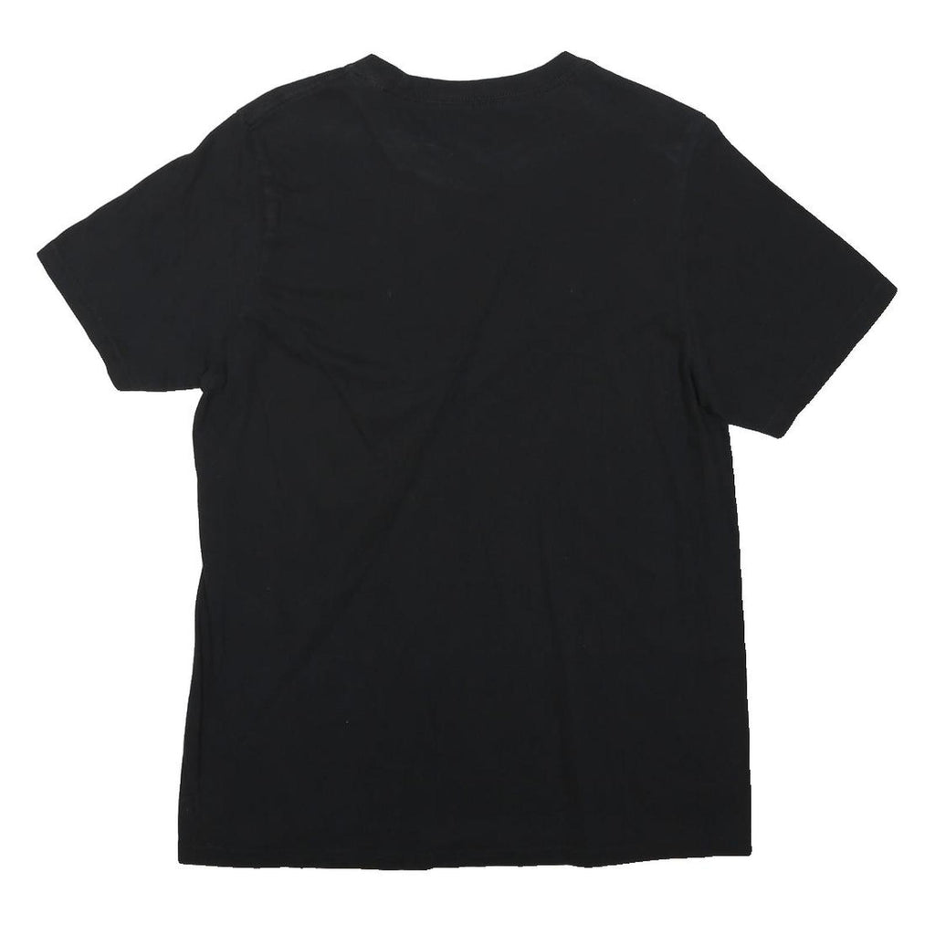 Black Mens Cotton Blend Graphic T-Shirt XS Short Sleeve Crew Neck Adidas Logo