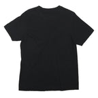 Black Mens Cotton Blend Graphic T-Shirt XS Short Sleeve Crew Neck Adidas Logo