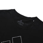 Black Mens Cotton Blend Graphic T-Shirt XS Short Sleeve Crew Neck Adidas Logo
