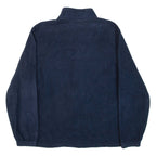 STARTER Mens Fleece Jacket Blue L