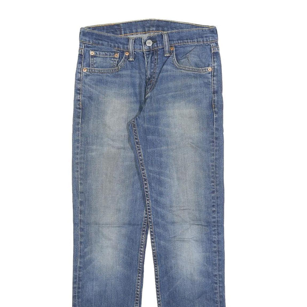 LEVI'S 511 Slim Mens Jeans Blue Denim Cotton Blend W29 L32 Zip Slim Fit