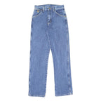 WRANGLER Boys Regular Blue Denim Medium Jeans W26 L30 Classic Cotton Zip