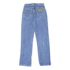 WRANGLER Boys Regular Blue Denim Medium Jeans W26 L30 Classic Cotton Zip