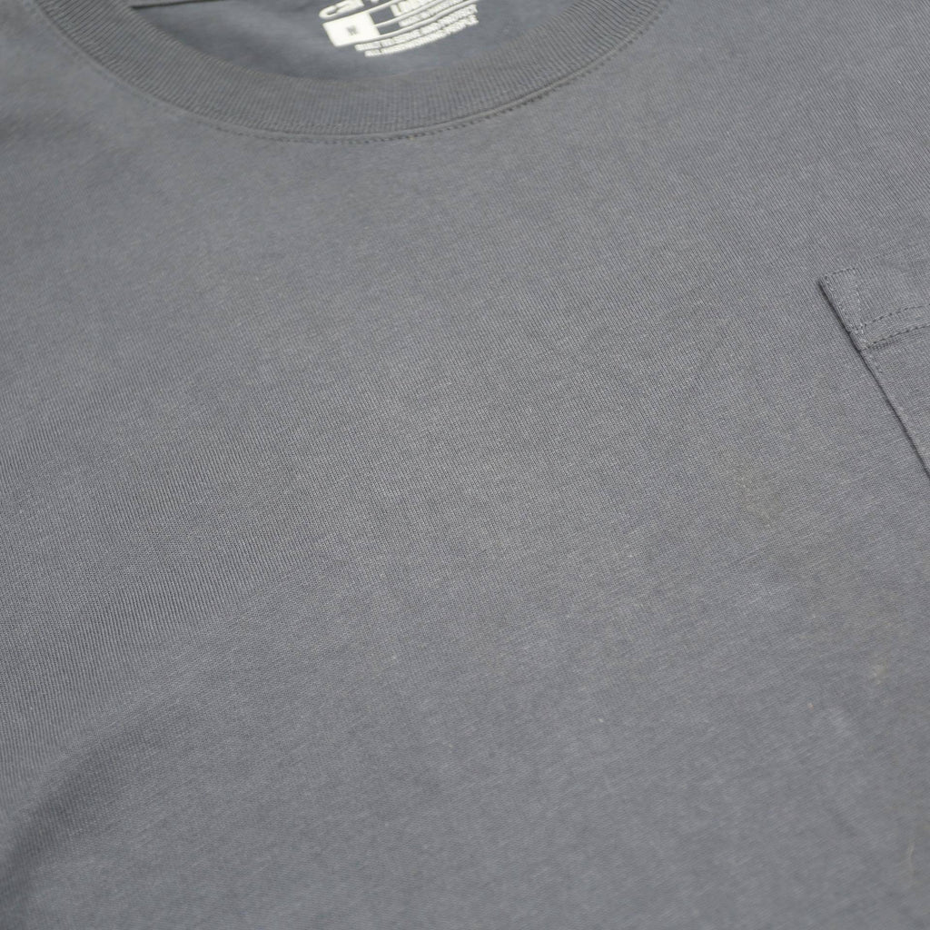 CARHARTT Mens Blue Pocket T-Shirt M Short Sleeve Crew Neck Cotton Blend Casual