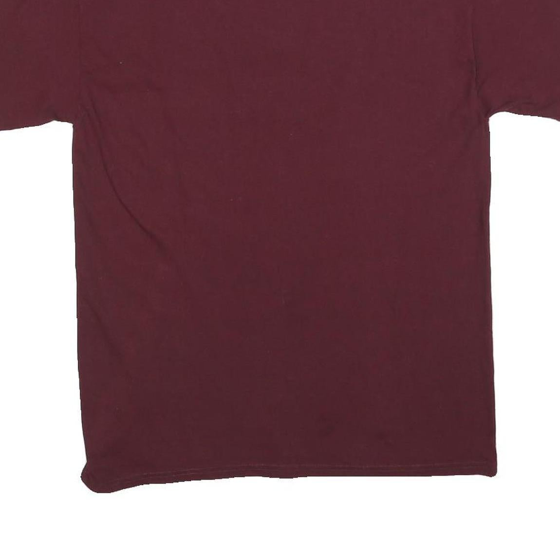 CHAMPION Womens Maroon South College Mom Graphic T-Shirt M Short Sleeve Crew