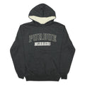 COLOSSEUM Mens Black Purdue Boilermakers Pullover Hoodie S Cotton Blend